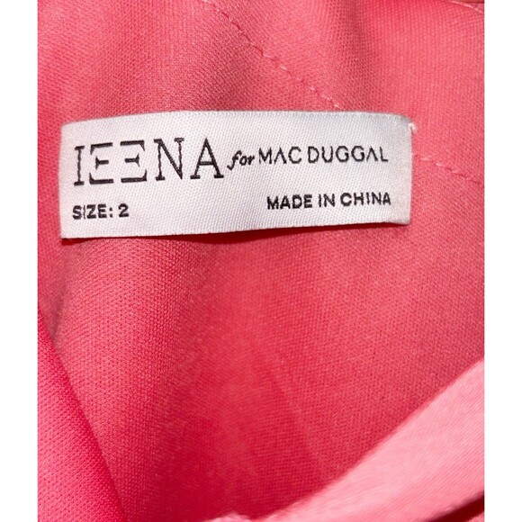 Ieena For Mac Duggal One Shoulder Dress Pink Size 2 - Picture 2 of 6